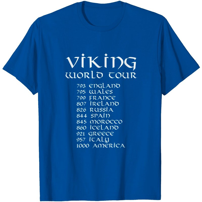 T-shirt Viking Prayer pour hommes en noir