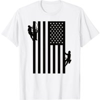 Lineman Flag T-shirt for Men — Mens T Shirts