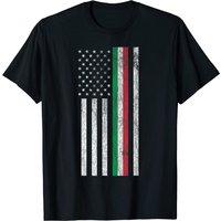 T-shirt Drapeau Italo-Américain pour Hommes — T-shirts pour hommes