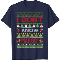T-shirt de Noël drôle I Don't Know-Margo Ugly Sweater pour hommes — T-shirts pour hommes