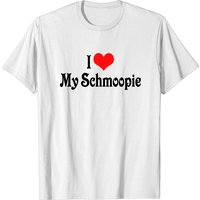 T-shirt Schmoopie J'aime le Cœur Rouge Mon Copain