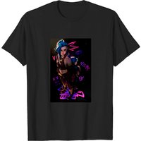 T-shirt Arcane Jinx pour hommes en noir — T-shirts pour hommes