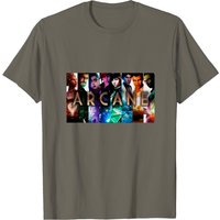 T-shirt Arcane pour hommes en noir — T-shirts pour hommes