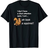 Oh Look A Squirrel T-Shirt Humor ADHD pour Hommes — T-shirts pour hommes