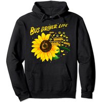 Hoodie Pullover Conducteur de Bus Tournesol