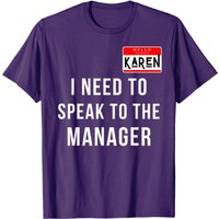 I'd Like To Speak To The Manager T-Shirt Halloween Costume for Men