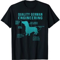 Cartoon Dachshund T-Shirt for Men - Funny Weiner Dog Design