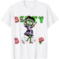 T-shirt Zombie d'Halloween pour hommes Betty Boop — T-shirts pour hommes