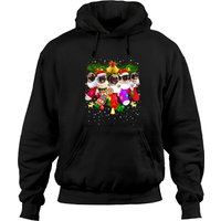 Hoodie de Noël Pug pour Amateurs de Chiens