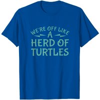 T-shirt pour hommes Herd Of Turtles - Courir plus lentement qu'un troupeau de tortues — T-shirts pour hommes