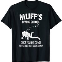 T-shirt Muff Diver Vintage Muffs Diving School pour hommes