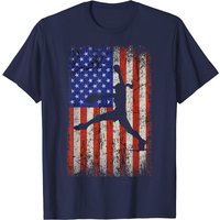T-shirt Silhouette de Joueur de Softball pour Hommes