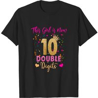 T-shirt d'anniversaire double chiffre pour hommes - Cette fille a maintenant 10 ans