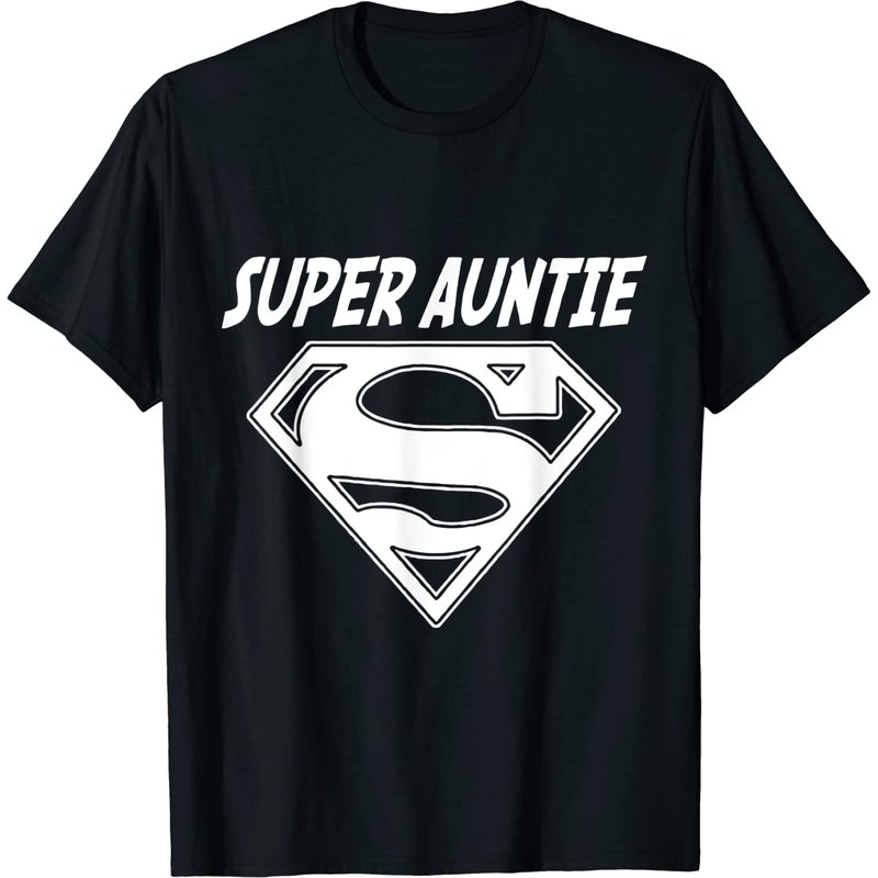 Super Auntie T-Shirt for Men in Black