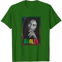 Bob Marley Photo White T-Shirt for Men