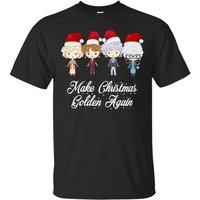 The Golden Girls Santa Make Christmas Golden Again T-Shirt for Men
