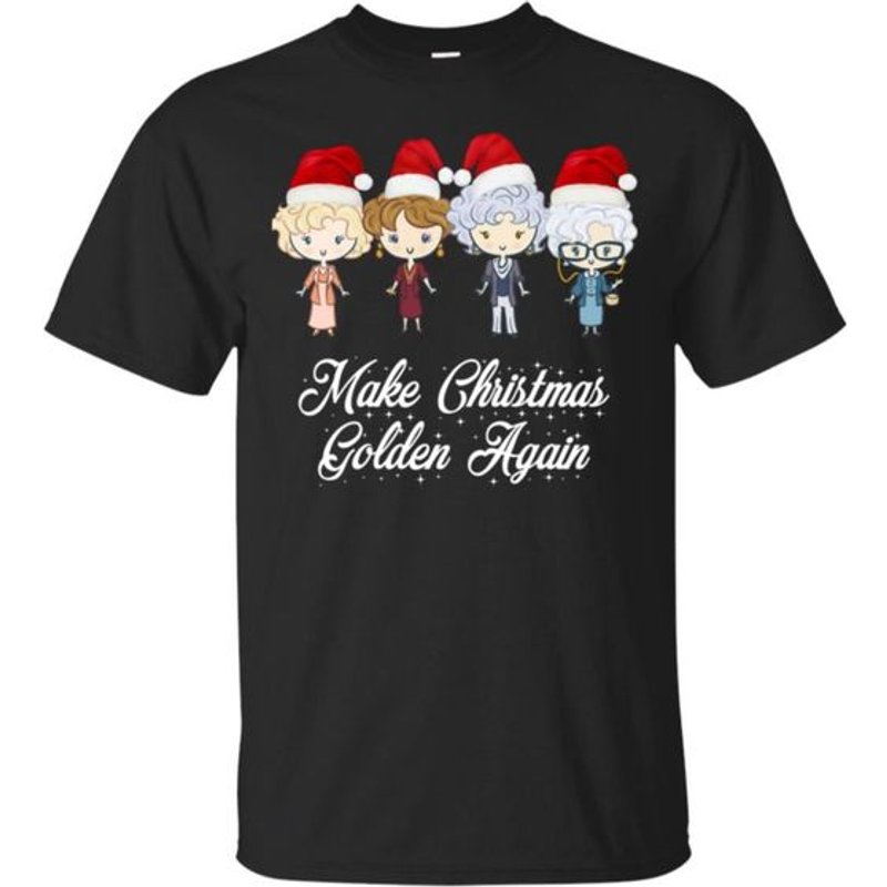 T-shirt The Golden Girls Santa Make Christmas Golden Again pour hommes — T-shirts pour hommes