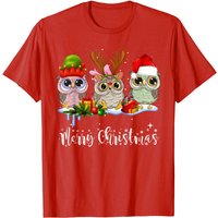 T-shirt de Noël Hibou Mignon pour Hommes — T-shirts pour hommes