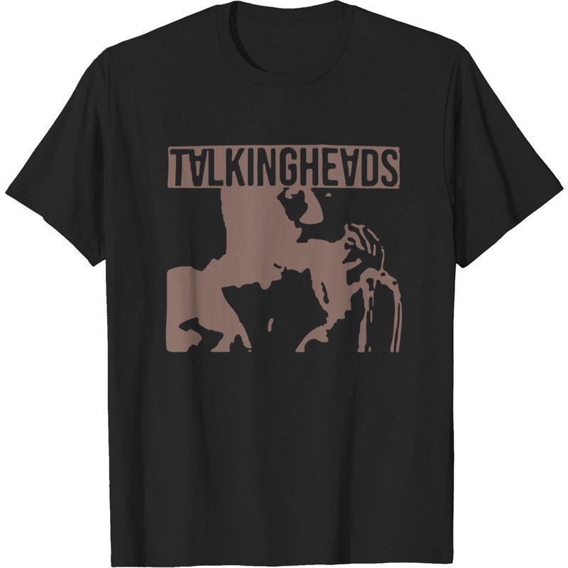 Talking Heads Men's T-Shirt in Black — Mens T Shirts