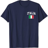 Italia Flag Italy Italian Family T-Shirt for Men