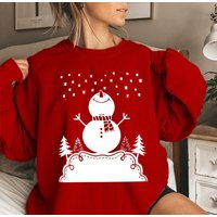 Sweatshirts Snowman Joyeux Noël pour Unisexe — Sweats à capuche pour hommes