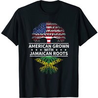 T-shirt pour hommes American Grown Jamaican Roots