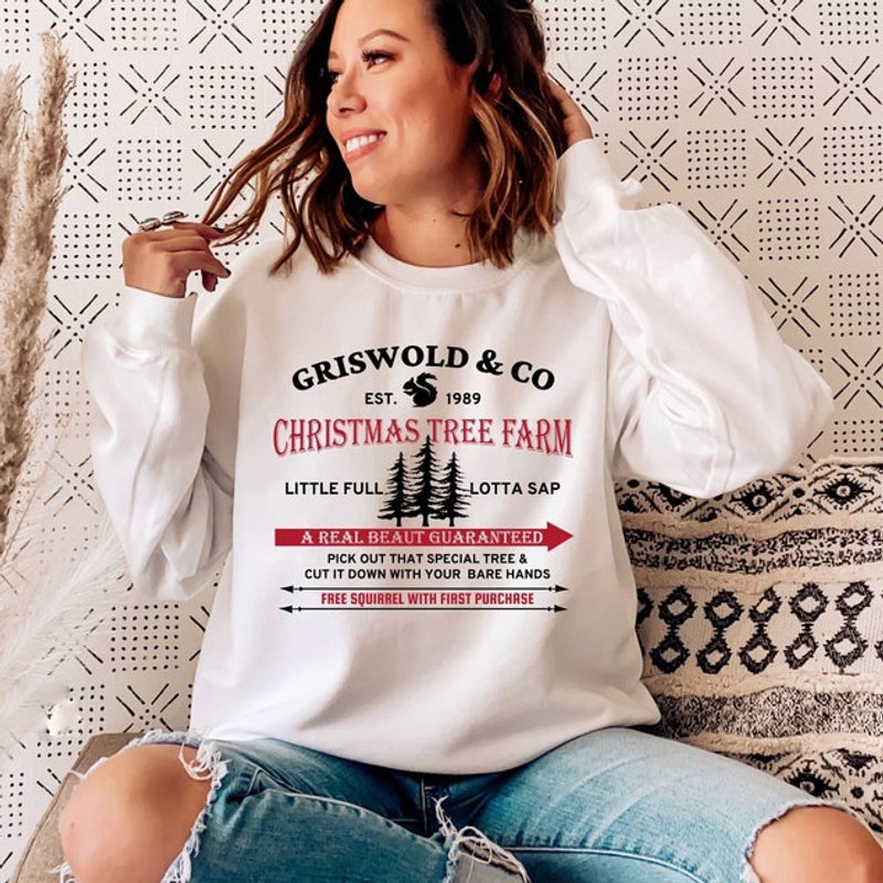 Sweatshirt Griswold de la Ferme d'Arbres de Noël — Sweats à capuche pour hommes