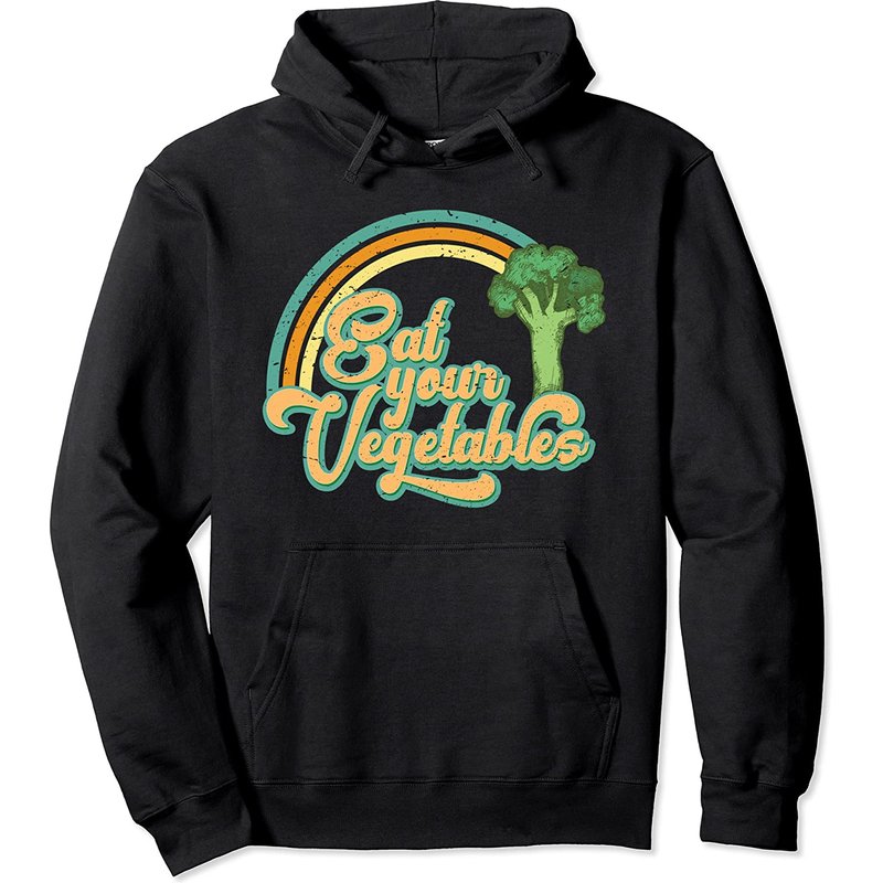 Hoodie Vegitable Mangez Vos Légumes pour Unisexe — Sweats à capuche pour hommes