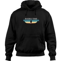 Hoodie Bull In Spanish Rodeo Time Cowboy Wild West