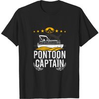 Pontoon Captain T-Shirt for Men - Boating and Pontooning