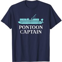 Pontoon Captain T-Shirt for Men - Pontoon Lake