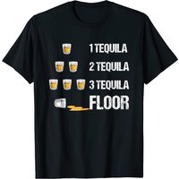 Tequila Floor Funny Drinking T-Shirt for Men
