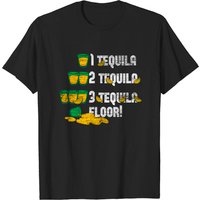 Tequila Floor Fun Party T-Shirt for Men