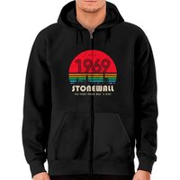 Hoodie zippé LGBTQ 50e anniversaire de Stonewall 1969 — Sweats à capuche pour hommes