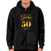 We Are Together 50th Anniversary Wedding Gift Zip Hoodie — Mens Hoodies