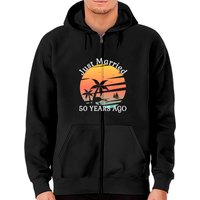 Hoodie zippé Just Married pour le 50e anniversaire de mariage — Sweats à capuche pour hommes