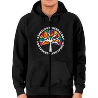 Hoodie zippé Arbre Généalogique pour Unisexe — Sweats à capuche pour hommes