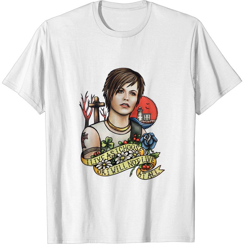 T-shirts Art de Dolores O'Riordan des Cranberries pour hommes — T-shirts pour hommes