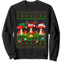 Sweat à Capuche Noël Champignon Santa Moche — Sweats à capuche pour hommes