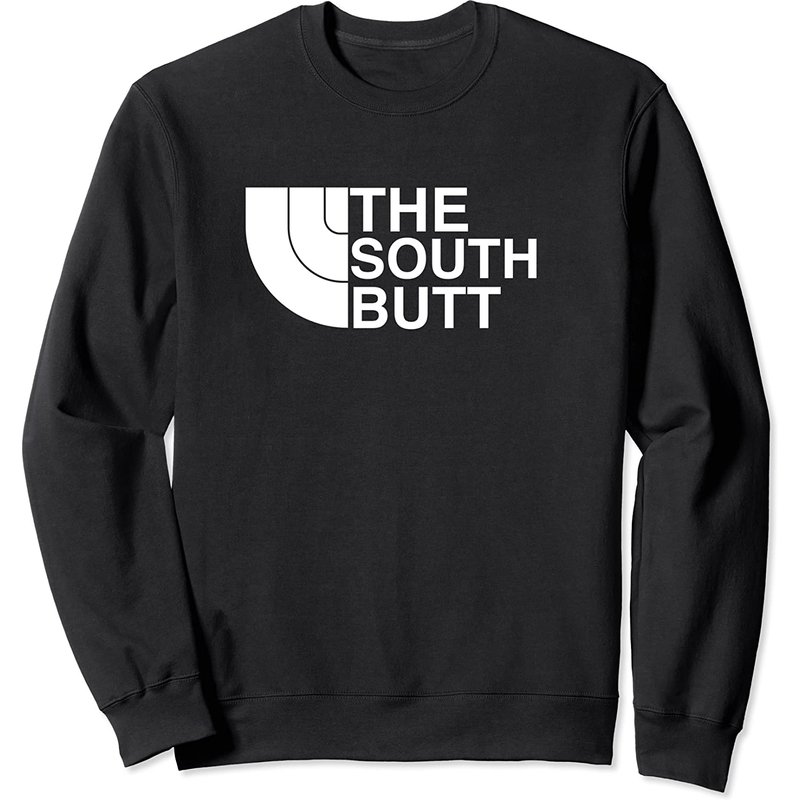 Le Sweatshirt Unisexe The South Butt Noir
