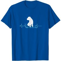 T-shirt Heartbeat American Bulldog pour hommes — T-shirts pour hommes
