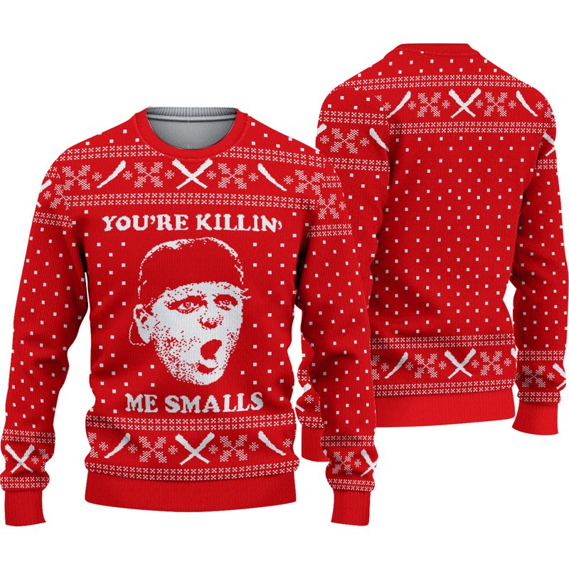 Vous Tuez Me Smalls 3D La Laideur Noël Chandail — Chandails pour hommes