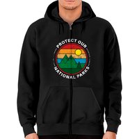 Haut zippé Protect Our National Parks pour unisex — Sweats à capuche pour hommes