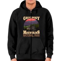 Haut à zip unisexe du parc national des Great Smoky Mountains — Sweats à capuche pour hommes