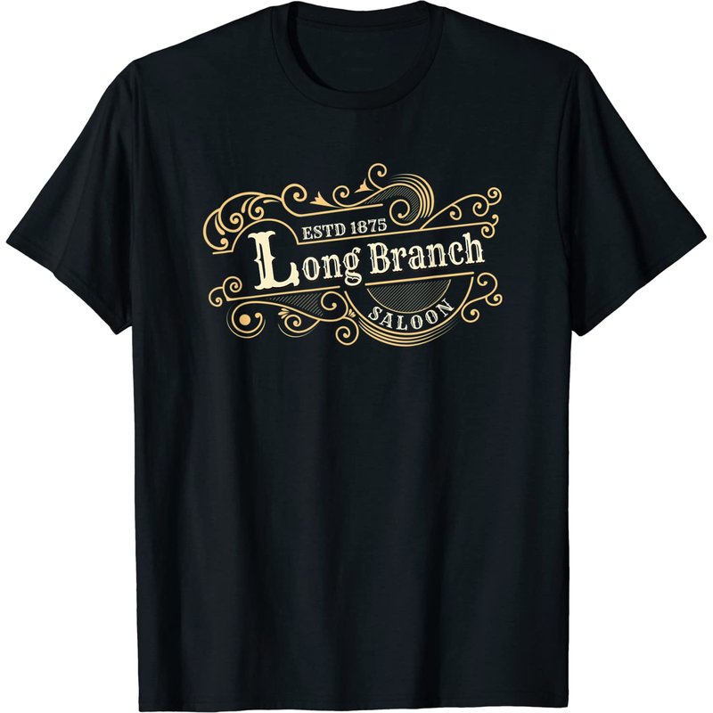 T-shirt classique Gunsmoke Long Branch Saloon pour hommes — T-shirts pour hommes