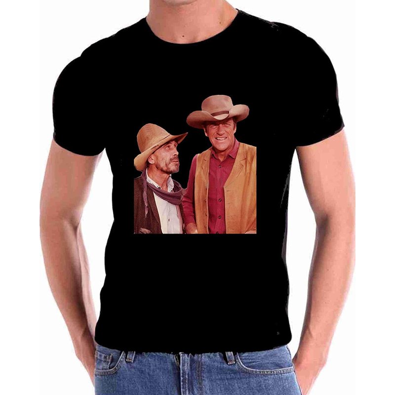 T-Shirt Gunsmoke Mat Dillon et Festus pour hommes — T-shirts pour hommes