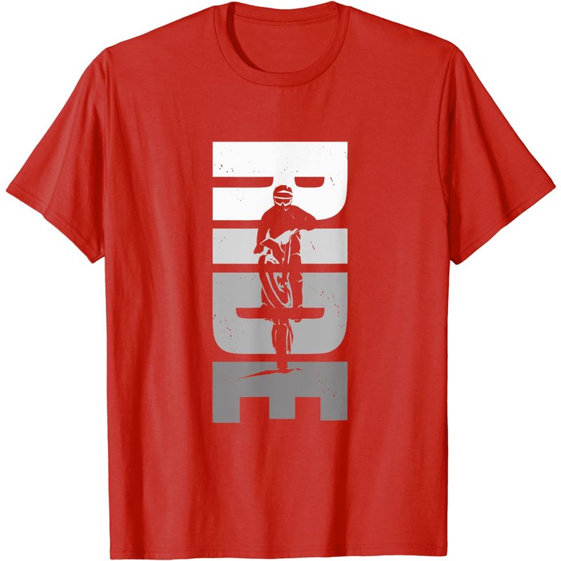 T-shirt Motocross Dirt Bike pour hommes en noir — T-shirts pour hommes