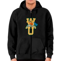 Hoodie zippé Rocky And Bullwinkle Wossamotta U Logo