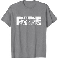 RIDE Dirt Bike Motocross T-Shirt for Men - Black