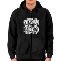 Je Ne Suis Pas Le Beau-Père, Juste Le Père Qui A Répondu Présent Hoodie Zippé — Sweats à capuche pour hommes